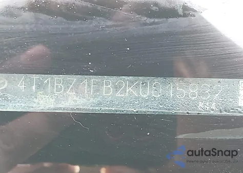 2019 Toyota Avalon Touring z USA, uszkodzony, nr VIN 4T1BZ1FB2KU015832